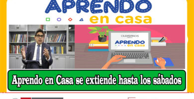 Minedu amplía la Estrategia Aprendo en Casa hasta el sábado